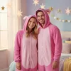 Pyžamo Onesie Kigurumi Převlek Kostým Pink Stitch XL: Náhled obrázku produktu 2