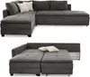 Federkern Ecksofa Doppelbett Dauerschläfer Bettkasten Couch Produktbild-Vorschau 1