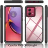 Moto G84 Pouzdro, Hybrid Průhledné Zadní Kryt, Robustní TPU Náhled obrázku produktu 2