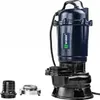A dark blue and black submersible pump with accessories on a white background. Náhled obrázku produktu