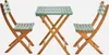 Set tavolo da giardino in legno di acacia con 2 sedie Anteprima dell’immagine prodotto 2