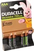 Duracell Akku Ricarica AAA HR03 750mAh 4St. Anteprima dell’immagine prodotto 2