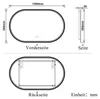 AICA LED Badspiegel Oval 100x60cm Beschlagfrei Bluetooth Produktbild-Vorschau 7