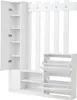 Set guardaroba Sweiko 135x25x180 cm con specchio, armadio Anteprima dell’immagine prodotto 12