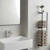Relaxdays Handdoekhouder voor aan de muur, geschikt voor Productafbeelding-voorbeeld 2