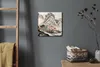 Coloray Uhr auf Leinwand 30x30 cm Wand Uhr Dekoration Produktbild-Vorschau 4
