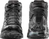 Schwarze Wanderschuhe "Ultra Raptor II Mid Leather Wide GTX" von La Sportiva; Vorder- und Rückansicht. Produktbild-Vorschau