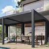 PRIMEYARD Pergola 3x6 m Aluminium Pfosten mit Lamellendach Produktbild-Vorschau 7