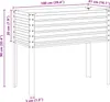 Fioriera marrone 100x41x90 cm in acciaio Anteprima dell’immagine prodotto 7