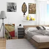 Kommode AKORD CL4 Weiß 40 cm 4 Schubladen Front Graphitgrau Produktbild-Vorschau 5
