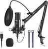 USB Mikrofon PC mit Arm, Kondensatormikrofon 192KHz/24Bit, Produktbild-Vorschau 1
