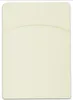 A close-up view of a cream-colored fitted sheet. Produktbild-Vorschau