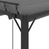 vidaXL Pergola mit Lamellendach 3x4 m Anthrazit Stoff und Produktbild-Vorschau 8