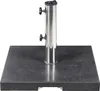 BELIANI Sonnenschirmständer Schwarz Granit 45 x 45 cm Produktbild-Vorschau 1