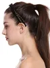 WIG ME UP Geflochtener Haarreif Dunkelbraun CXT-001-003 Produktbild-Vorschau 2