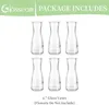 Glasseam Kleine Vasen für Tischdeko, Deko Vase Glas Klar Produktbild-Vorschau 6