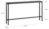 SoBuy FSB19-SCH Vintage Konsolentisch Metall Flurtisch Produktbild-Vorschau 7