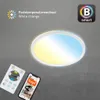 LED Panel dimmbar Smart WiFi Bluetooth CCT 18W weiß Produktbild-Vorschau 4