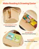 VEVOR Montessori-tafel- en stoelset, hout, 3-in-1 Productafbeelding-voorbeeld 5
