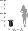 HowHomely | Table basse - OTTO1 - Noir - Design minimaliste Voir les images du produit 6