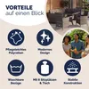 CASARIA® Polyrattan Ecklounge Set WPC Esstisch Ecksofa 2 Produktbild-Vorschau 9