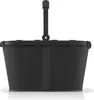 A black mesh basket with a handle, shown from the front on a white background. Voir les images du produit