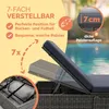 CASARIA Sonnenliege Polyrattan mit Klapptisch Produktbild-Vorschau 5