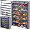 Schuhschrank Faltschrank Stoffschrank 120x30x110cm Produktbild-Vorschau 1