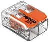 WAGO Verbindungsklemme mit Hebeln, 2-polig, bis 4 mm² (100 Productafbeelding-voorbeeld 1