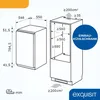 Exquisit Einbau-Kühlschrank, Kühlschrank mit Gefrierfach, Produktbild-Vorschau 7