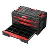 A black and red modular tool storage system with one drawer pulled out. Anteprima dell’immagine prodotto
