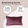 Samt Kissenbezug Kissenhülle berry Produktbild-Vorschau