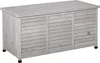Wetterfeste Gartenbox aus Fichtenholz, grau, 127x56x60 cm, Produktbild-Vorschau 1