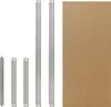 shelfplaza HOME 120x30 cm Fachboden-Set in verzinkt für Produktbild-Vorschau 1