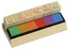 TimeTEX Lehrer-Stempel aus Holz "Englisch", 6-tlg. Produktbild-Vorschau 2