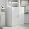 vidaXL Waschmaschinenschrank Weiß 71x71,5x91,5 cm Produktbild-Vorschau 2