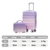 LVHOM Set de valises rigides 2 pièces en ABS, 14"-20", avec Voir les images du produit 8
