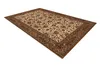 Wollteppich KASHQAI 4362 103 Blumen, Rahmen beige / rotwein Produktbild-Vorschau 3