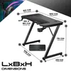 KESSER® Gaming Tisch LED | Z-Form Gamer Schreibtisch | Produktbild-Vorschau 6