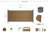 10 m hoher PRIEL-Zaun aus Holzimitat-Verbundmaterial, 90 cm Produktbild-Vorschau 4