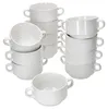 zestaw 12 misek na zupę Stiva 250ml biała porcelanowa waza Podgląd zdjęcia produktu 2