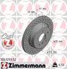 ZIMMERMANN Sport Coat Z Bremsscheibe Hinten Rechts für BMW Produktbild-Vorschau 1