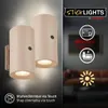 Briloner ISY, LED nástěnná lampa bez napájení a bez Náhled obrázku produktu 4