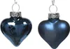 Christbaumschmuck Herzen 4cm Glas 12 Stück - Nachtblau Produktbild-Vorschau 1