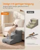 FEANDREA Hundetreppe 3 Stufen Hunderampe für Kleine Hunde Produktbild-Vorschau 3