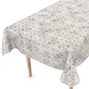Tischdecke Wachstuch Ornamente Grau Robust Wasserabweisend Produktbild-Vorschau 3