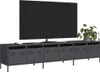 vidaXL Armoire TV anthracite 202x39x43,5 cm Acier laminé à Voir les images du produit 2