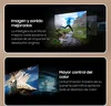 Marketing image showcasing improved image and sound quality, and better color control. Produktbild-Vorschau