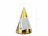 6 Partyhüte Gold aus Karton 16 cm - Einheitsgröße Produktbild-Vorschau 7
