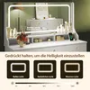 Dripex Schminktisch mit Beleuchtung, Frisiertisch mit 11 Produktbild-Vorschau 3